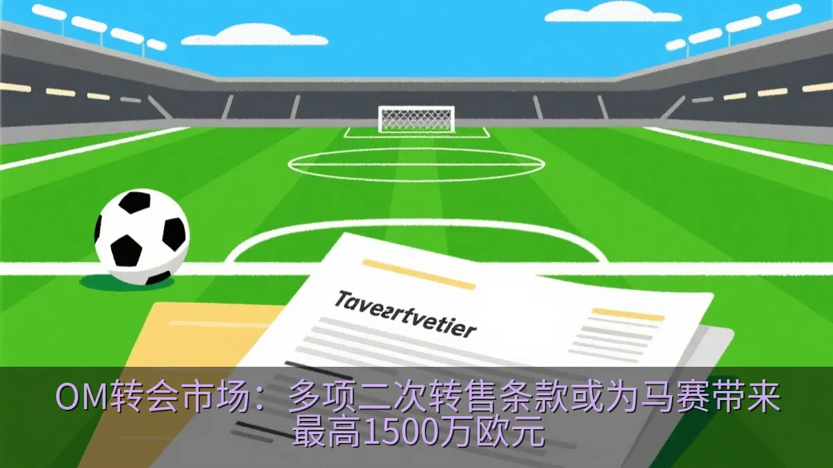OM转会市场：多项二次转售条款或为马赛带来最高1500万欧元