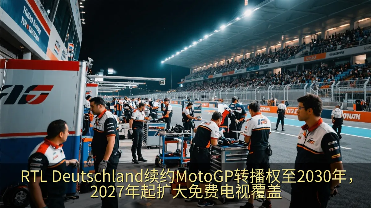 赛车场维修区与观众席的赛事氛围